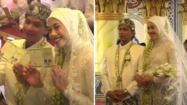 Pernikahan Megawati Hangestri dan Dio Novandra