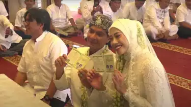 Pernikahan Megawati Hangestri dan Dio Novandra