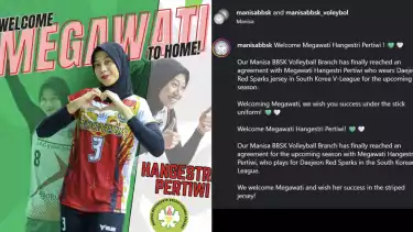 Megawati Hangestri Gabung Tim Liga Voli Turki