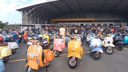 Sunset Scooter Parade 2025 Satukan Scooterist Nusantara dan Mancanegara di Tanjungpinang