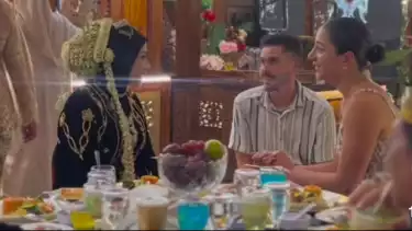 Giovanna Milana dan suami hadir di resepsi pernikahan Megawati Hangestri