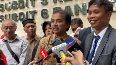 Roy Suryo di Polda Metro Jaya