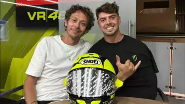 Valentino Rossi dan Fabio Di Giananntonio