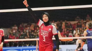 Megawati Hangestri di Timnas Voli Putri Indonesia