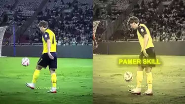 Ole Romeny saat membela Oxford United di SUGBK dalam laga pembuka Piala Presiden 2025.