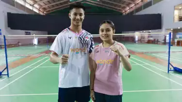 Dejan Ferdinansyah/Bernadine Anindya Wardana pasangan baru ganda campuran Indonesia.
