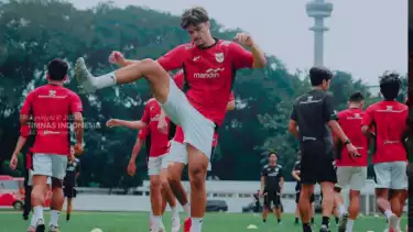 Latihan Timnas Indonesia U-23