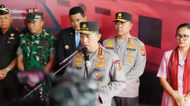 Kapolri Jenderal Listyo Sigit Prabowo melaksanakan Groundbreaking pembangunan 29 dapur Satuan Pelayanan Pemenuhan Gizi (SPPG) di wilayah Sumatera Utara, pada Jumat (11/7).