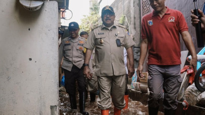 Tinjau Banjir Jakarta, Rano Ingin Ada Evaluasi