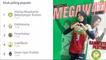 Manisa BBSK jadi klub terpopuler di dunia usai rekrut Megawati Hangestri
