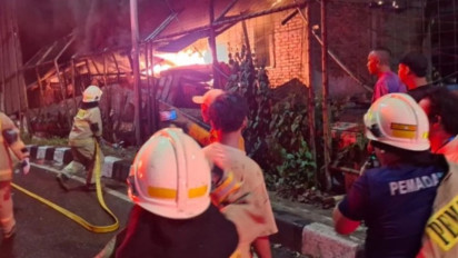 Rumah Semi Permanen Kebakaran di Cilincing, Empat Orang Jadi Korban, Ada Bayi hingga Lansia