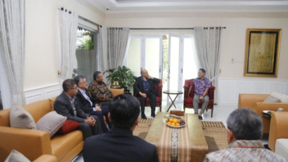 Wali Nanggroe Temui Mendagri Bahas Masa Depan Dana Otsus Aceh