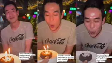 Ko Hee-jin rayakan ulang tahun di Indonesia