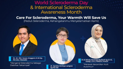 Peringatan Hari Scleroderma Sedunia; Penderita Butuh Dukungan Empati dan Kesadaran Masyarakat
