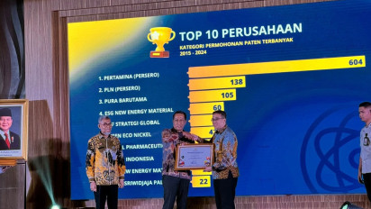 Jumlah Paten Terbanyak, Pertamina Raih Apresiasi Kekayaan Intelektual