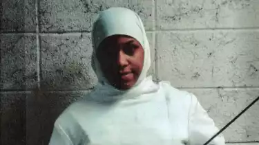 Atlet hijab olahraga Anggar asal Amerika Serikat Ibtihaj Muhammad