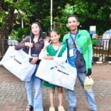 Bantuan Perlengkapan Sekolah untuk Anak Ojek, Pertamina Berdayakan Produk Lokal 