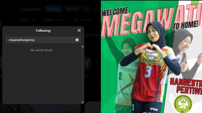 Sudah Diumumkan sebagai Rekrutan Baru, Manisa BBSK Kok Belum Follow Instagram Megawati Hangestri? Begini Alasannya