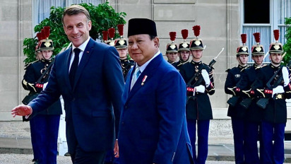 Prabowo dan Macron Kompak Dukung Solusi Dua Negara untuk Palestina