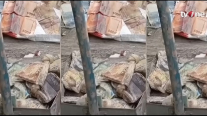 Uang Jutaan Mengalir di Selokan, Warga Pati Jawa Tengah Heboh! Ditemukan dalam Kantong Plastik, Ternyata...