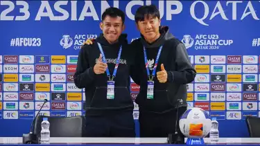 Witan Sulaeman dan Shin Tae-yong saat di Timnas Indonesia