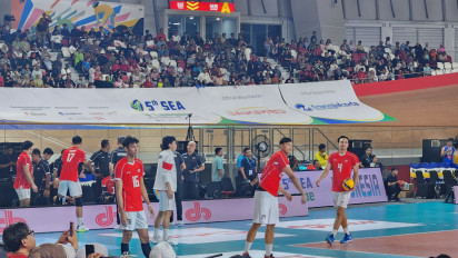 Timnas Voli Indonesia Dapat Dukungan Penuh, Penonton Padati Jakarta International Velodrome di Hari Pertama Leg 2 SEA V League 2025