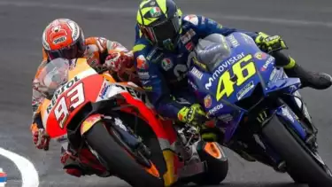 Marc Marquez dan Valentino Rossi