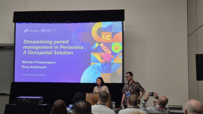 Pertamina Pamerkan Inovasi Sistem Perizinan Real-Time di Esri User Conference 2025