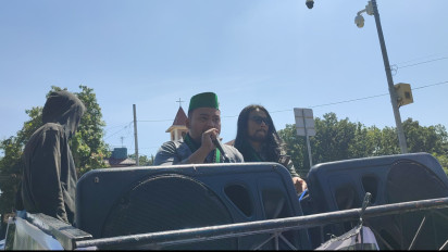 Warga dan HMI Sumut Geruduk Polda Sumut Tolak Kriminalisasi Masyarakat Adat