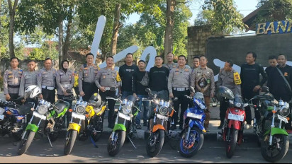 Korlantas Polri Gelar Polantas Menyapa di Polres Kulon Progo