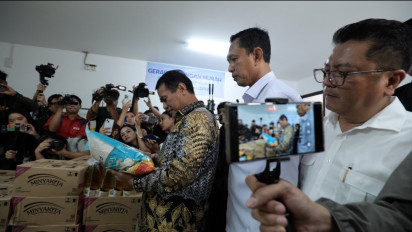 Gerakan Pangan Murah Beras SPHP Resmi Diluncurkan, PosIND Jadi Garda Terdepan Penyaluran Pangan Murah