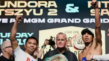 Manny Pacquiao Vs Mario Barrios jelang duel perebutan gelar juara tinju dunia.