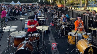 Rayakan Perbedaan dalam Harmoni, Saburai Grand Jam Berhasil Pecahkan Rekor MURI dengan 1.308 Musisi