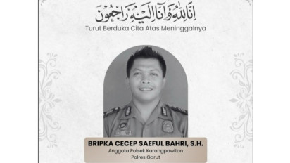 Bripka Cecep Naik Pangkat Usai Gugur dalam Acara Pesta Rakyat di Garut