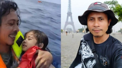 Bikin Menyentuh! Saat Kapal KM Barcelona V Terbakar Hebat, Aksi Heroik Abdul Rahman Agu Tolong Anak Kecil Tuai Pujian