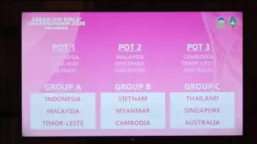 Hasil drawing Piala AFF Putri U-16