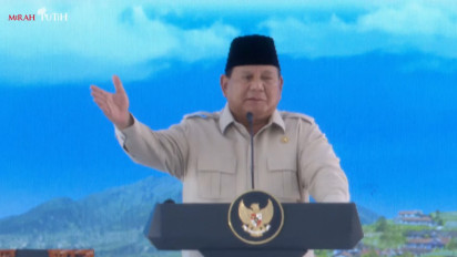 Prabowo Lempar Guyonan Reshuffle Menteri Saat Luncurkan 80 Ribu Koperasi Desa Merah Putih