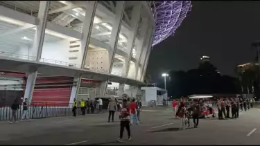 Suasana SUGBK jelang derbi nusanatara antara Timnas Indonesia U-23 vs Malaysia