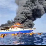 Buntut Insiden KM Barcelona Terbakar, Nakhoda Jadi Tersangka