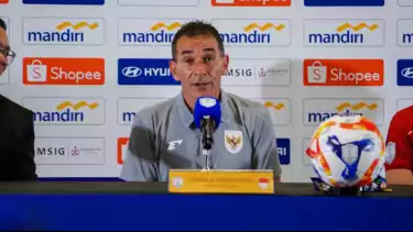 Gerald Vanenburg kelar laga Timnas Indonesia U-23 vs Malaysia