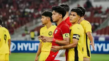Pemain Timnas Indonesia, Kadek Arel Saat Menghadapi Malaysia di Piala AFF U-23 2025