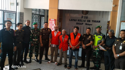 Tepat Peringatan HAB ke-65, Kejari Tuban Tahan Tiga Tersangka Proyek Biopori APBD