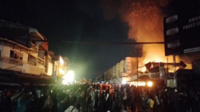 16 Pedagang Terdampak Peristiwa Kebakaran Pasar Manonda Palu