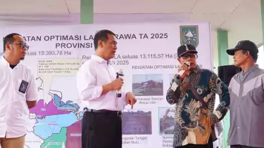 Mentan Amran di Kabupaten Siak, Riau.