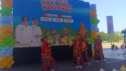 Peringati HAN 2025 di Makassar, Sejumlah Anak Disabilitas Bawakan Tari Tradisional Sulawesi