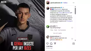 Unggahan Jurnalis Italia soal Jay Idzes