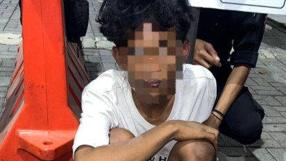 Nekat Jualan Narkoba, Bocah 13 Tahun Asal Surabaya Diamankan Tim Kalamunyeng Polres Gresik