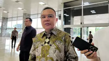 Wakil Ketua DPR RI Sufmi Dasco Ahmad di Gedung DPR, Jakarta Pusat, Jumat (25/7/2025).
