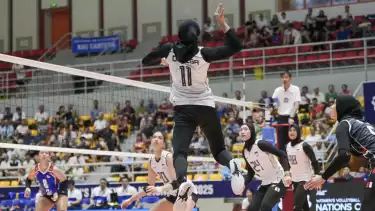 Ersandrina Devega Bersama Timnas Voli Putri Indonesia di AVC Nation Cup 2025