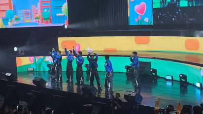 Bawakan Lagu Stecu Stecu di Konser Hello Boysss Jakarta, ATLAS Ajak Fans Joget Bareng